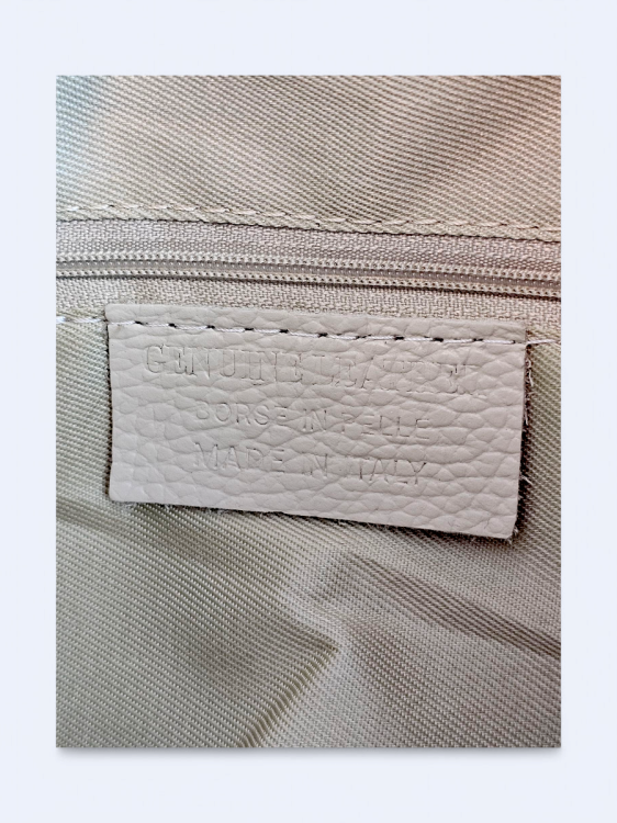 Skórzana shopperka Lunetta różowy