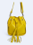 Torebka listonoszka skórzana Grazia żółta