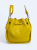 Torebka listonoszka skórzana Grazia żółta