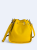 Torebka listonoszka skórzana Grazia żółta