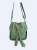 Torebka listonoszka skórzana Grazia zielona