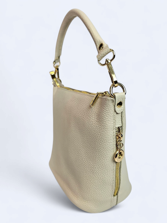 Beżowa torebka listonoszka