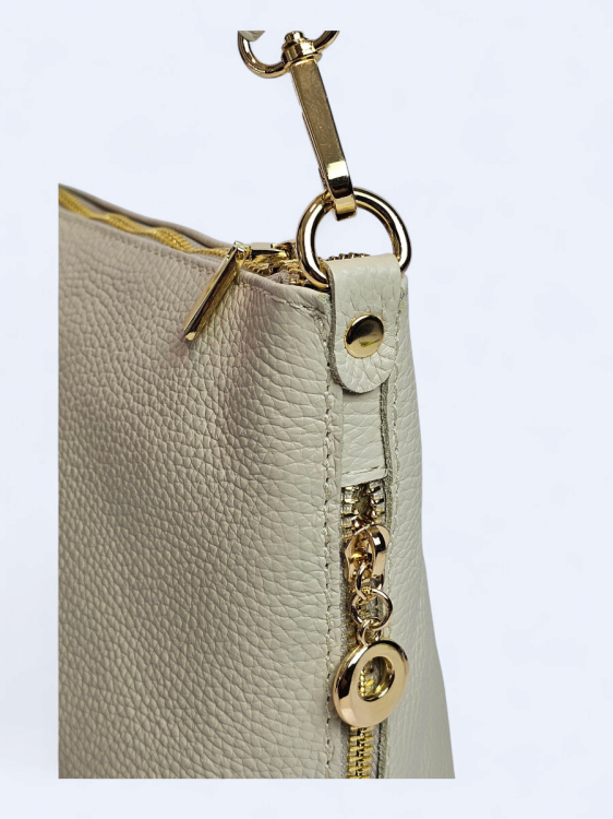 Beżowa torebka listonoszka