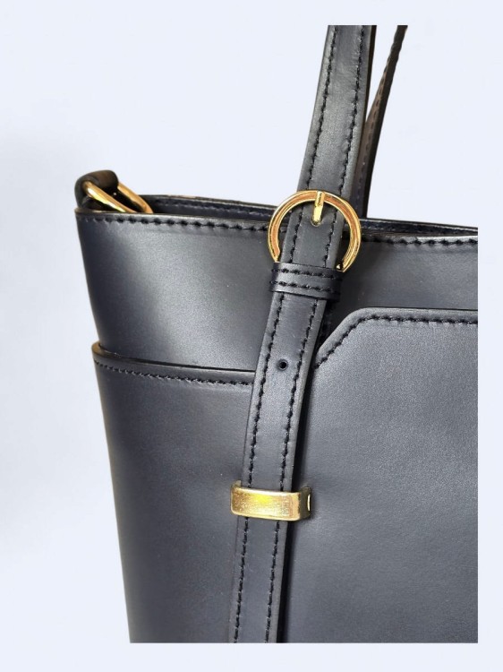 Klasyczna elegancka torba z naturalnej skóry