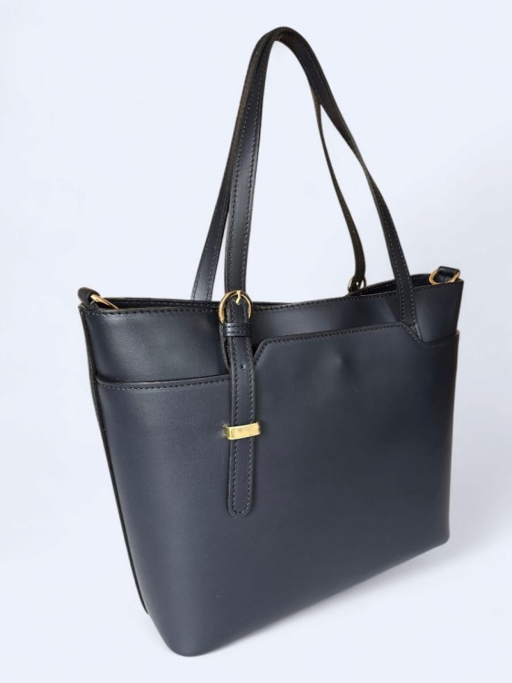 Klasyczna elegancka torba z naturalnej skóry