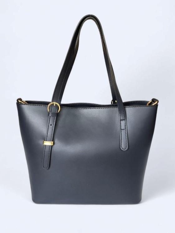 Klasyczna elegancka torba z naturalnej skóry