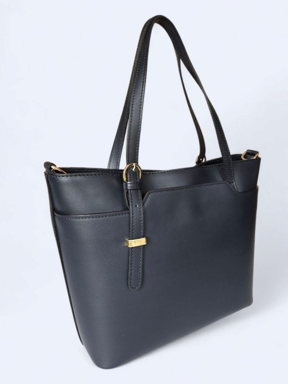 Klasyczna elegancka torba z naturalnej skóry