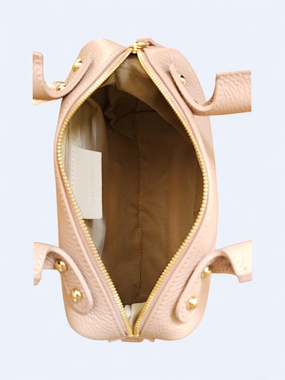 Klasyczna torebka kuferek z włoskiej skóry