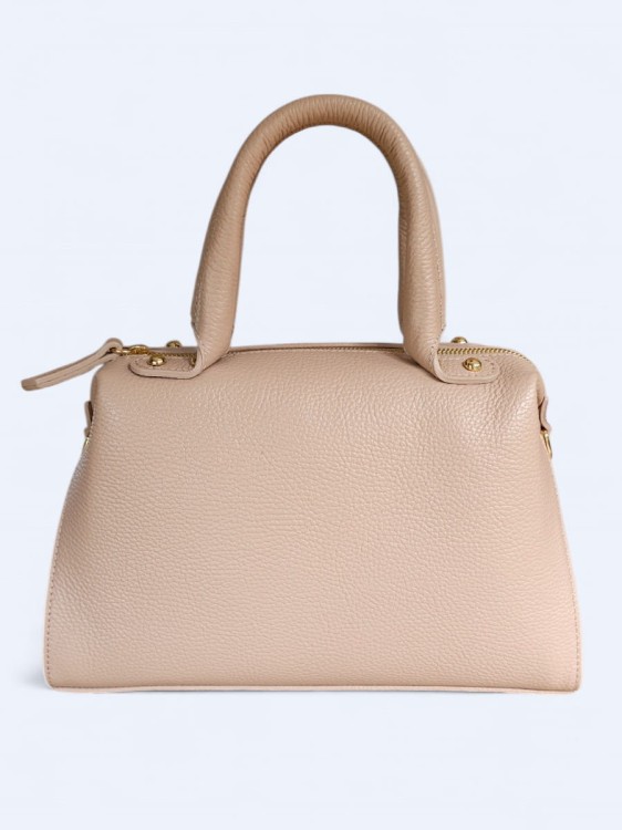 Klasyczna torebka kuferek z włoskiej skóry