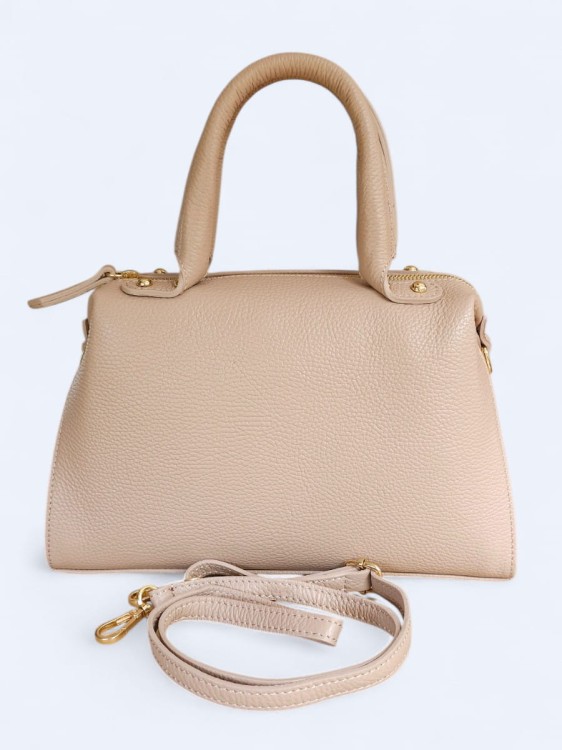 Klasyczna torebka kuferek z włoskiej skóry