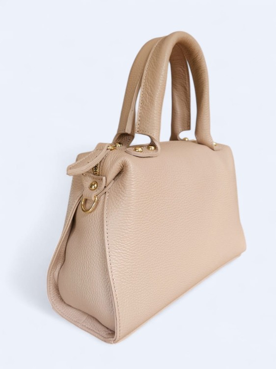 Klasyczna torebka kuferek z włoskiej skóry