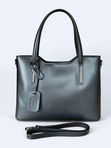 Klasyczna torba z naturalnej skóry