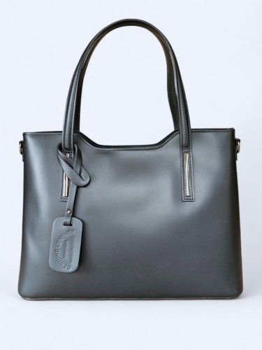 Klasyczna torba z naturalnej skóry