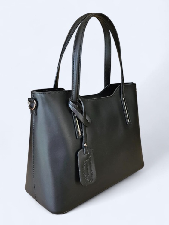 Klasyczna torba z naturalnej skóry