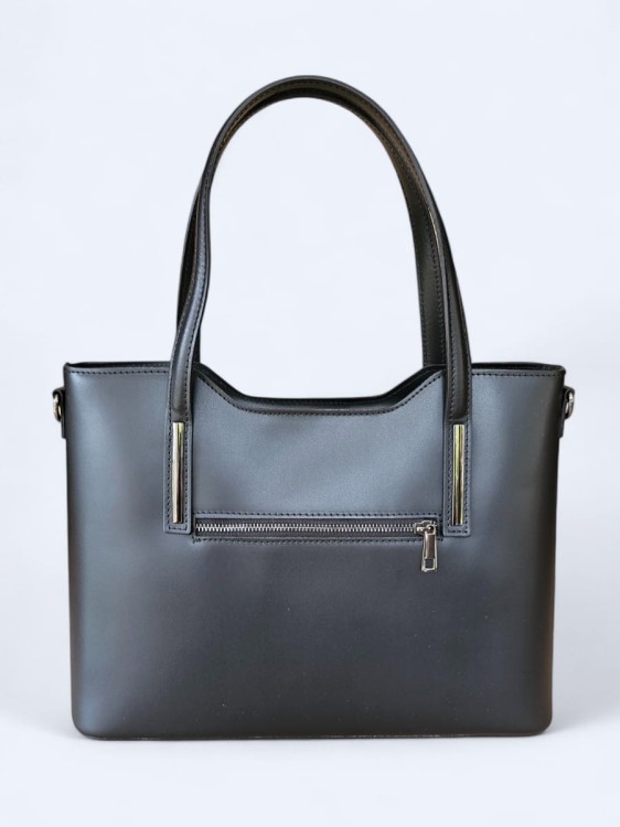 Klasyczna torba z naturalnej skóry