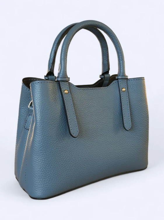 Skórzana torebka kuferek