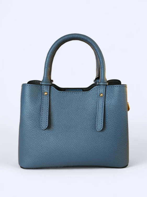 Skórzana torebka kuferek