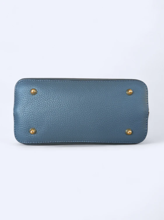 Skórzana torebka kuferek