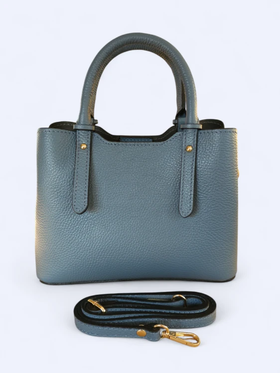 Skórzana torebka kuferek