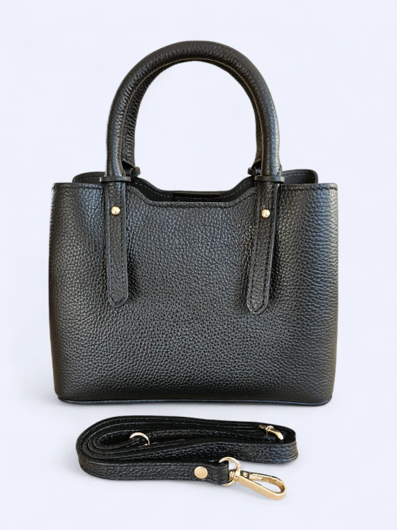 Skórzana torebka kuferek