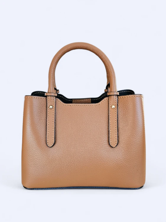 Skórzana torebka kuferek