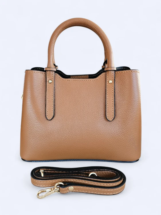 Skórzana torebka kuferek