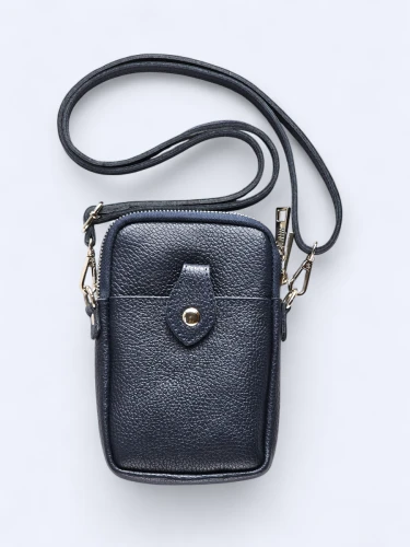 Mini podręczna torebka listonoszka granatowa