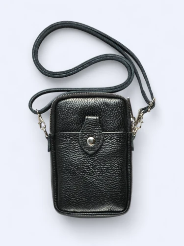 Mini podręczna torebka listonoszka soczysta czarna