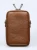 Mini podręczna torebka listonoszka brązowa