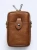 Mini podręczna torebka listonoszka brązowa