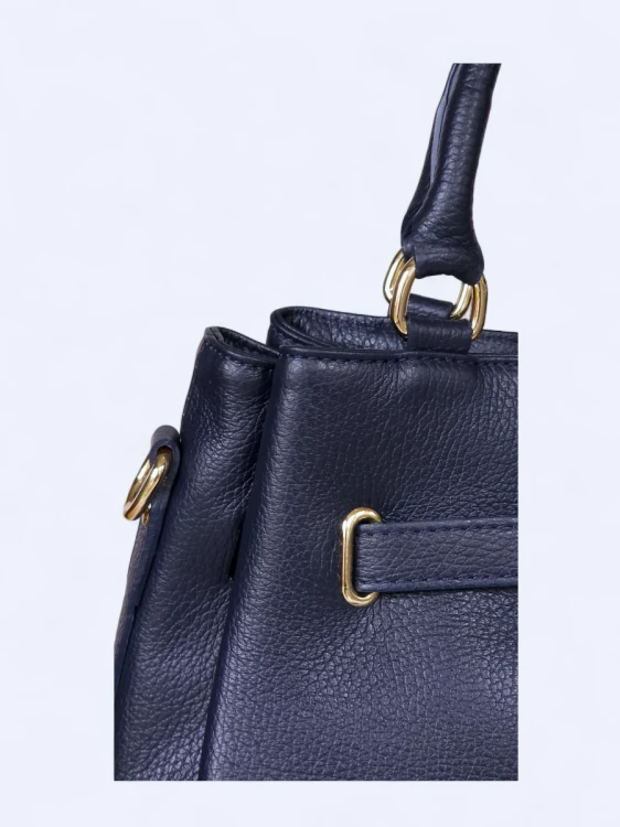 Pojemna torba shopper granat