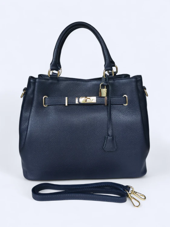 Pojemna torba shopper granat