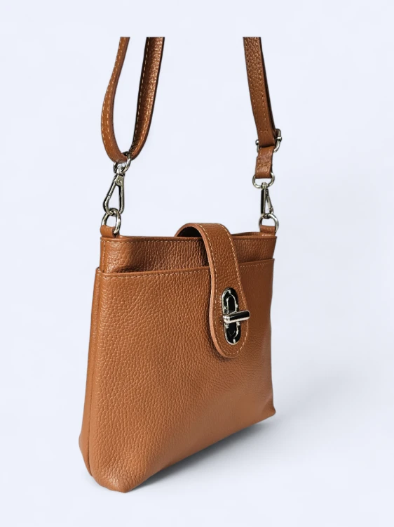 Torebka listonoszka skórzana Naya