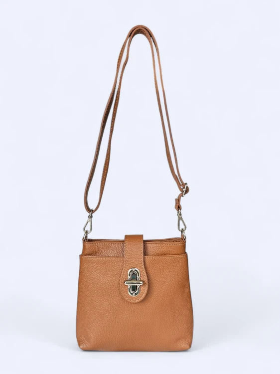 Torebka listonoszka skórzana Naya