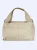 Klasyczna torba do ręki i na ramię jasny beż
