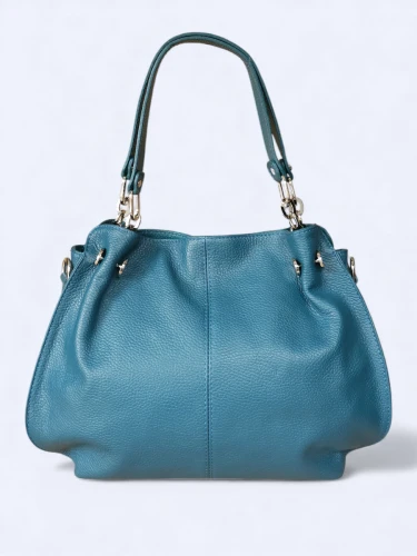 Klasyczna pojemna torebka Alessandra turkusowa