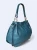 Klasyczna pojemna torebka Alessandra turkusowa