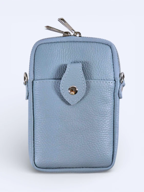 Mini podręczna torebka listonoszka blue