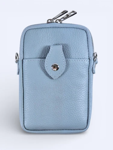 Mini podręczna torebka listonoszka blue
