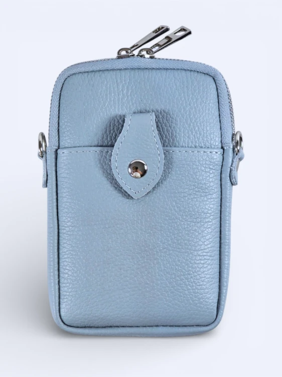 Mini podręczna torebka listonoszka blue