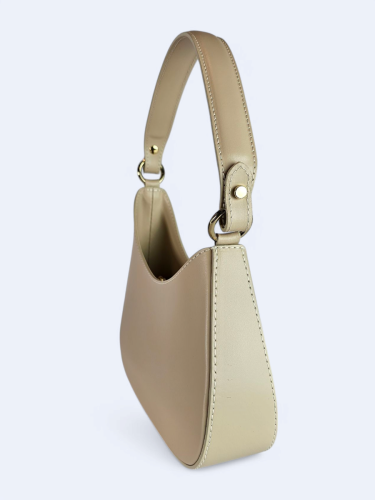 Torba kuferek do ręki i na ramię beżowa