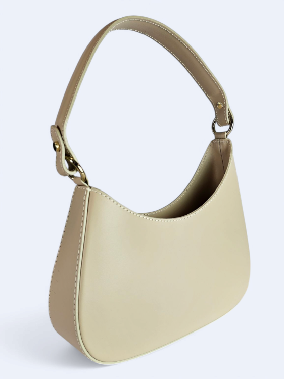 Torba kuferek do ręki i na ramię beżowa