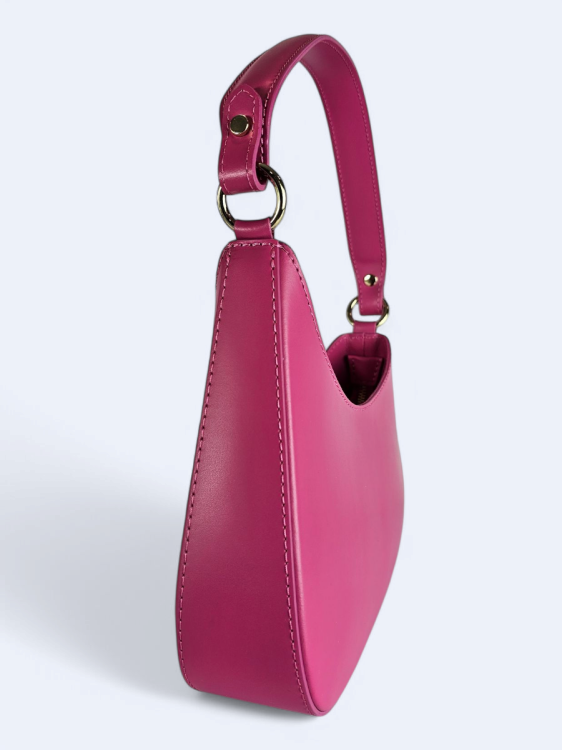 Torba kuferek do ręki i na ramię fuksja