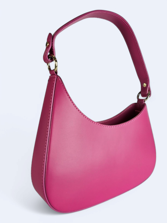 Torba kuferek do ręki i na ramię fuksja