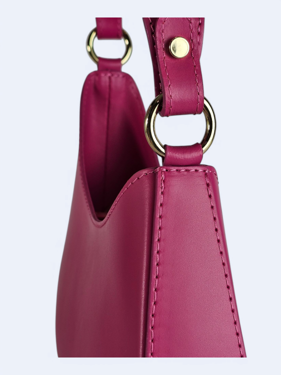 Torba kuferek do ręki i na ramię fuksja