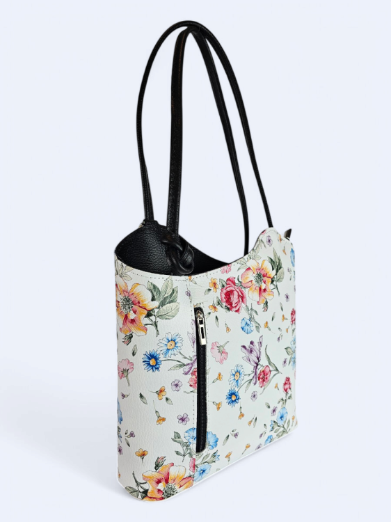 Torebka plecak z naturalnej skóry PRIMAVERA