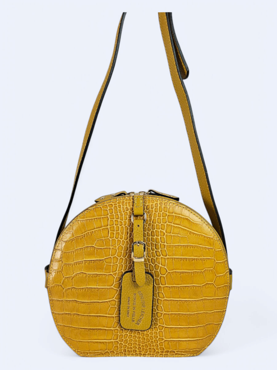 Okrągła listonoszka musztardowa