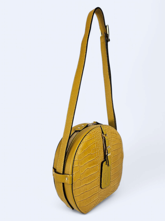 Okrągła listonoszka musztardowa