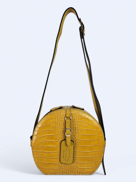 Okrągła listonoszka musztardowa