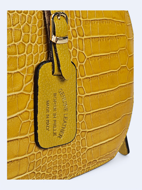 Okrągła listonoszka musztardowa